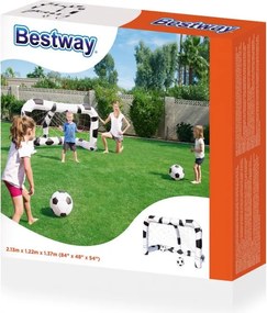 Felfújható futball kapu hálóval 213 x 122 x 137 cm