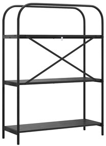 Könyvespolc Musta tammi 80 x 30 x 109 cm Faanyag