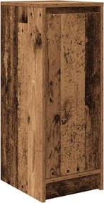 vidaXL antik fa színű szerelt fa cipősszekrény 29,5x34x76 cm