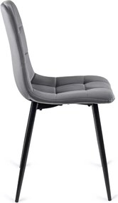 Szürke Bársony Étkezőszék. PERU Belföldi Raktárról