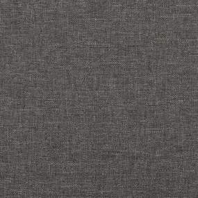 sötétszürke szövet zsebrugós ágymatrac 80 x 200 x 20 cm