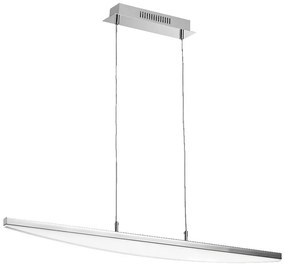 PREZENT 49018 BLIZZARD Modern Led Függesztett Lámpa Fehér, Króm LED IP20