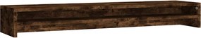 vidaXL füstös tölgy színű szerelt fa monitorállvány 100 x 24 x 13 cm