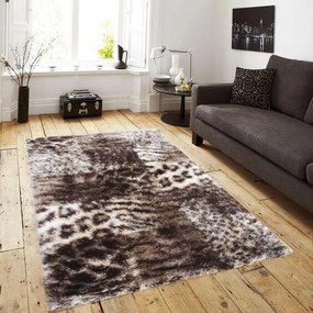 Varenna exclusive shaggy szőnyeg barna 100 x 200 cm