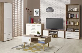 TV asztal/szekrény Vida RTV-1 (szonoma tölgy + fehér). 796274