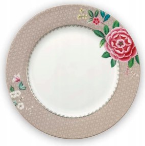 Ebédlő tányér Blushing Birds Khaki PiP Studio, 26.5 cm