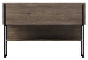 Komód Luxe - Black, Walnut