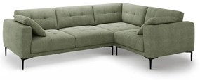 Zöld sarokkanapé (jobb oldali-L alakú) Bemy – Micadoni