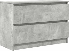 vidaXL betonszürke szerelt fa TV-szekrény 80x35x54 cm