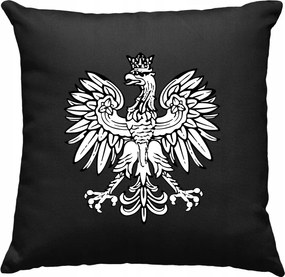 Párna Sas Művészet Címer Lengyel Fekete