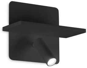 Ideal Lux - LED Fali spotlámpa PIANO LED/11,5W/230V USB fekete