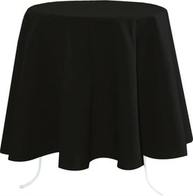 Kerek abrosz Nelson 180 cm fekete foltálló klasszikus