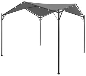 Antracitszürke pavilon 4 x 4 m