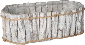 Virágcserép Fedél Fa Kéreg Virágtartó 40CM