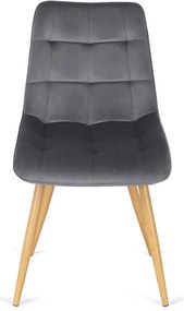 Szürke Bársony Étkezőszék RODRI
