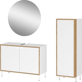 Fehér fürdőszoba bútor szett Topeka – Germania