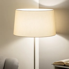 Brilagi - LED állólámpa CERIA 1xE27/40W/230V átmérő 45 cm bézs/matt króm