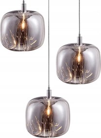 Mennyezeti függőlámpa csillár kristály gömb