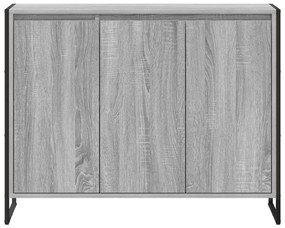 Oldalsó szekrény Szürke Sonoma 96,5 x 30 x 75 cm Faanyag
