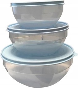 Mtm Ételtároló doboz kerek 3 db-os szett 0,9/1,5/2,5 l Kék