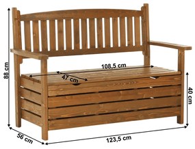 Kerti pad, barna, 123,5 cm, DILKA