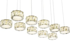 Globo 49350-92H - LED Csillár zsinóron AMUR LED/92W/230V 4000K