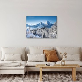Kép - Egy pillantás a téli tájra (70x50 cm)