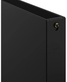 Mexen CVF22, lapos radiátor 900 x 400 mm, alsó csatlakozás, 880 W, fekete, W622F-090-040-70