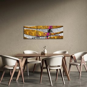Az absztrakció képe (órával) (90x30 cm)
