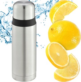 Termo Bögre Termosz Italokhoz Meleg Kávé Tea Ezüst 0,5L Leifheit