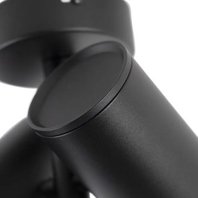 Design spotlámpa fekete 2 lámpás - Scopio Honey