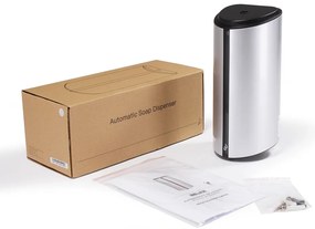Érintésmentes folyékony szappanadagoló Donner Drop 850 ml, ezüst