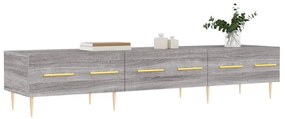 szürke sonoma színű szerelt fa TV-szekrény 150x36x50 cm