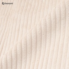 Bézs kordbársony puff Nihad – Bobochic Paris