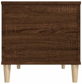 barna tölgyszínű szerelt fa dohányzóasztal 90x44,5x45 cm