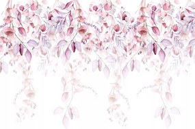 Fotótapéta Virágok levelek Rózsaszín szimfónia Sakura vinil 368x254 +ragasztó