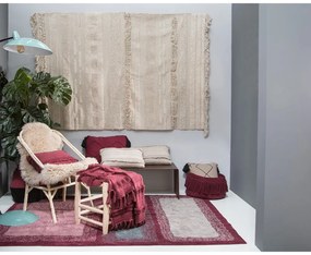 Világosszürke-krémszínű mosható kézi szövésű pamut szőnyeg 170x240 cm Air Natural – Lorena Canals