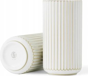 Lyngby Virágváza 20 cm Fehér Arany