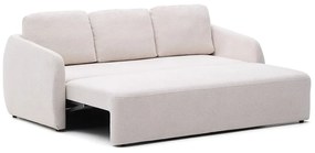 Krémszínű zsenília kinyitható kanapé 225 cm Laira – Kave Home