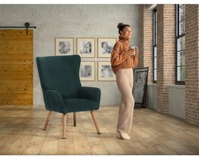 Zöld Kordbársony U-Fotel. AK-314 GRN2