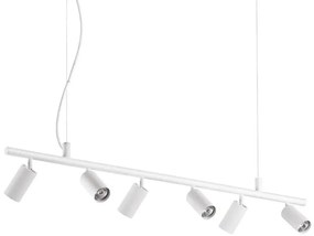 Ideal Lux - LED Csillár zsinóron DYNAMITE 6xGU10/7W/230V CRI 90 fehér