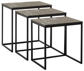 SZETT 3x fekete konferenciasztal