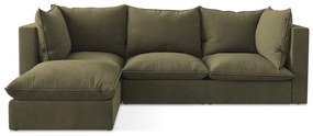 Khaki sarokkanapé (bal oldali-heverő résszel) Manao – Makamii