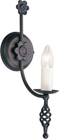 Elstead Lighting BELFRY BY1-BLACK Fali lámpa 1x60W/E14