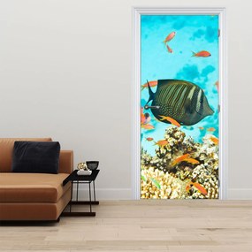 Fotótapéta ajtóra - Víz alatti világ (95x205cm)
