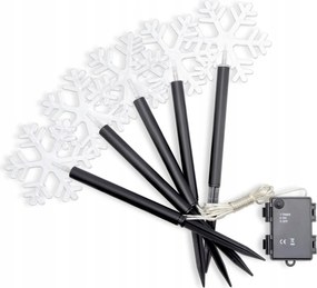 5 részes karåcsonyi låmpa Hópehely- karåcsonyi dekoråció, hideg fény