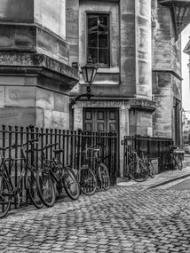 Poszter 60x80cm Kerékpárok a járdán, Assaf Frank