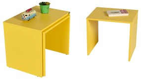 SHP Yellow tárolóasztal SHP sárga, 3 db