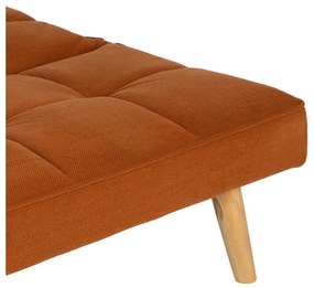 Téglavörös zsenília kinyitható kanapé 175 cm – Ixia