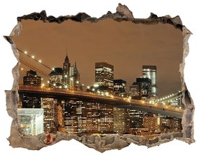3d-s lyuk vizuális effektusok matrica Manhattan new york city nd-k-73438126